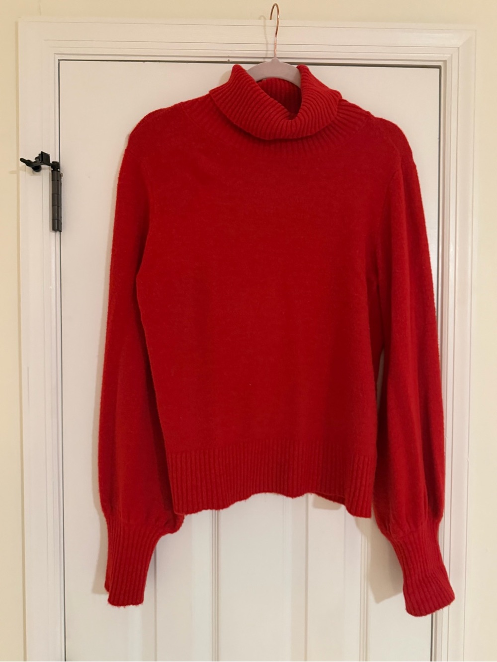 A Loves A Red Turtleneck Women's Sweater
